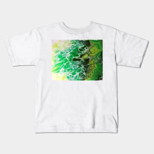 Green waves Kids T-Shirt